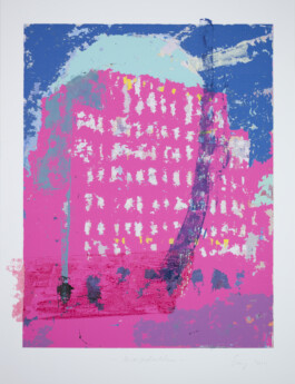 Anzeigerhochhaus - Rot Blau 