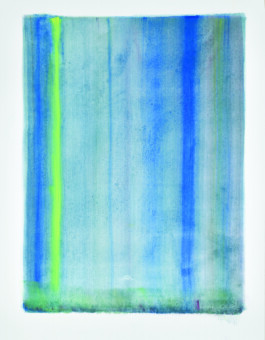 Wege des Lichts XVIII, Gouache auf Bütten, 45 x 35 cm, 1993 